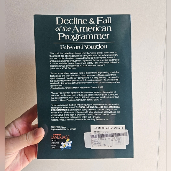 BOGO Books: "Decline and Fall of the American Programmer" Paperback Book - Picture 3 of 8